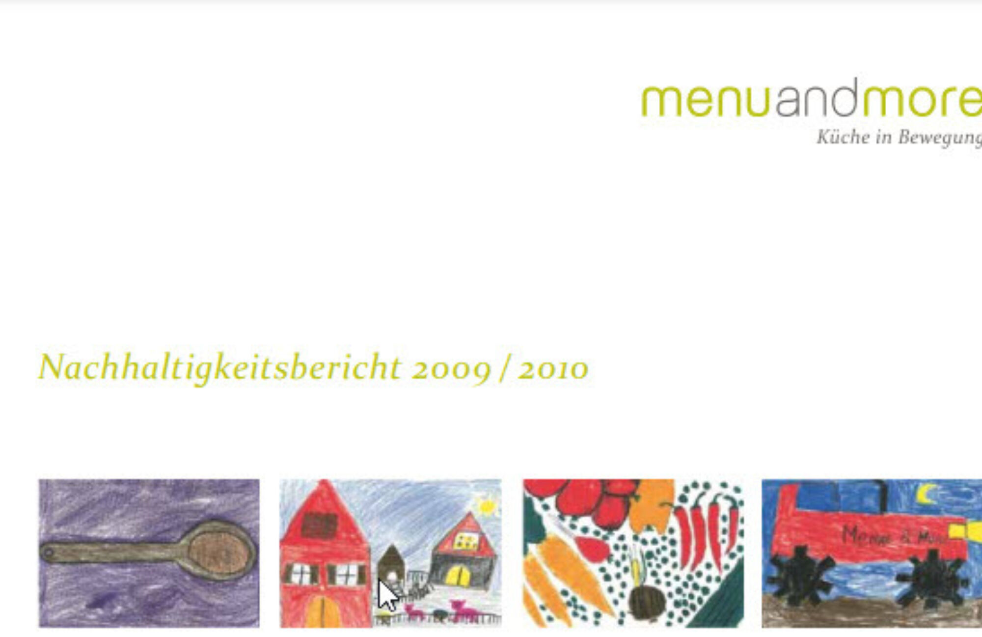 Erster Nachhaltigkeitsbericht menuandmore